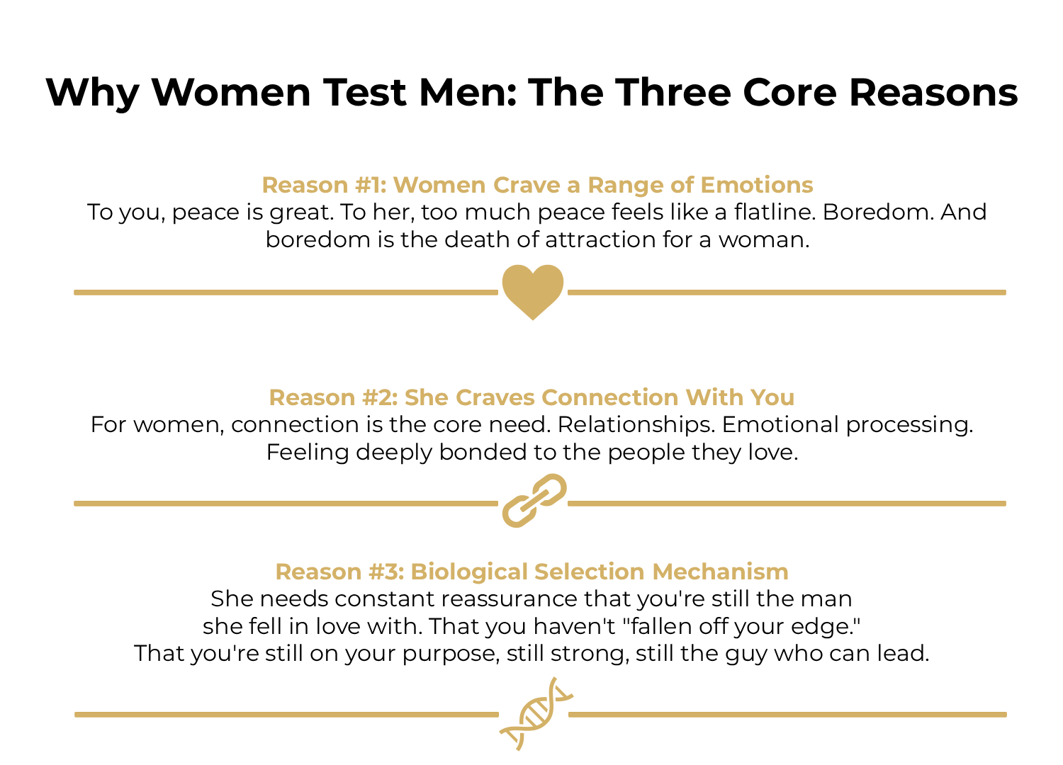 The Three Core Reasons