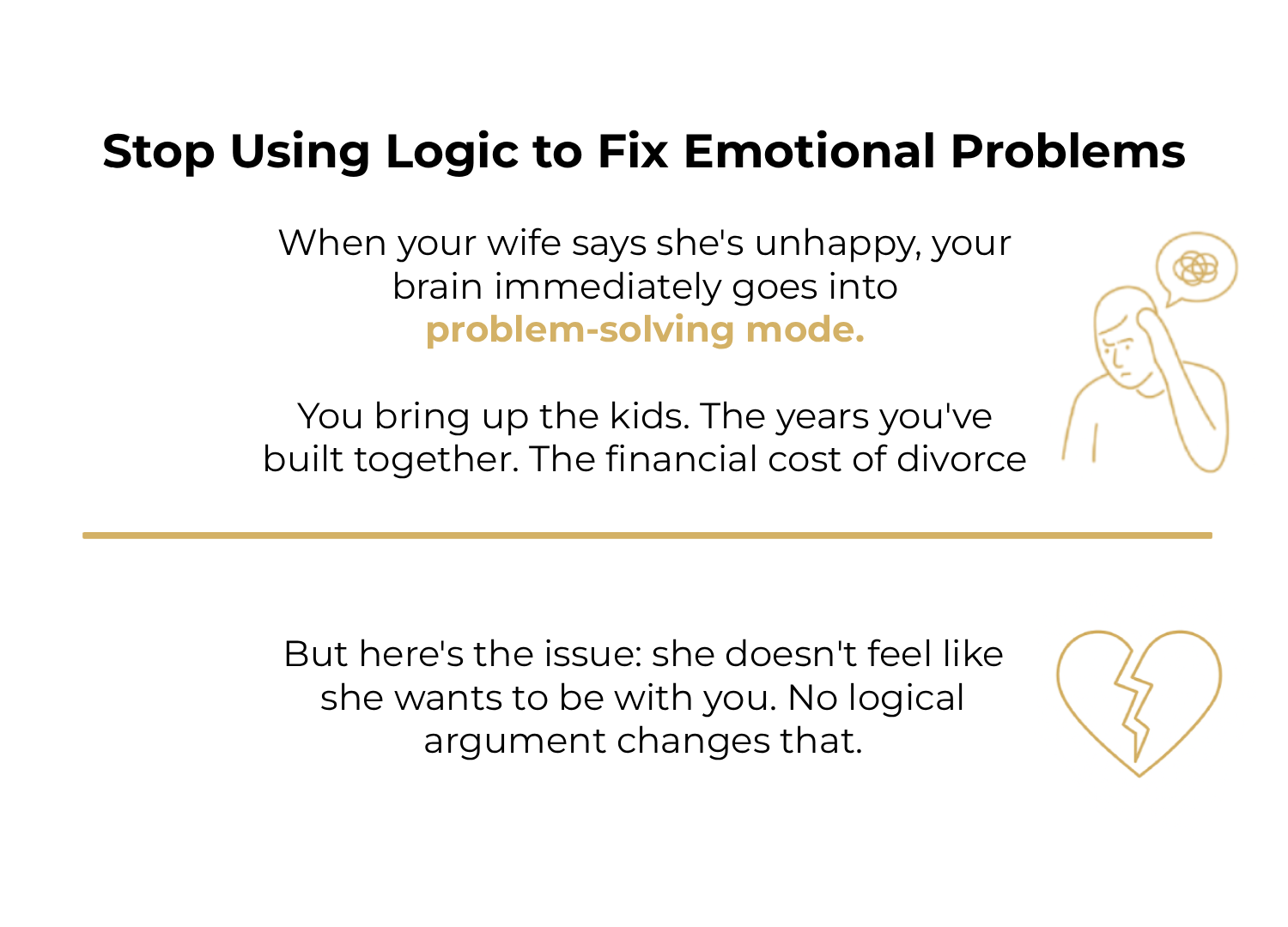 Stop Using Logic to Fix Emotional Problems
