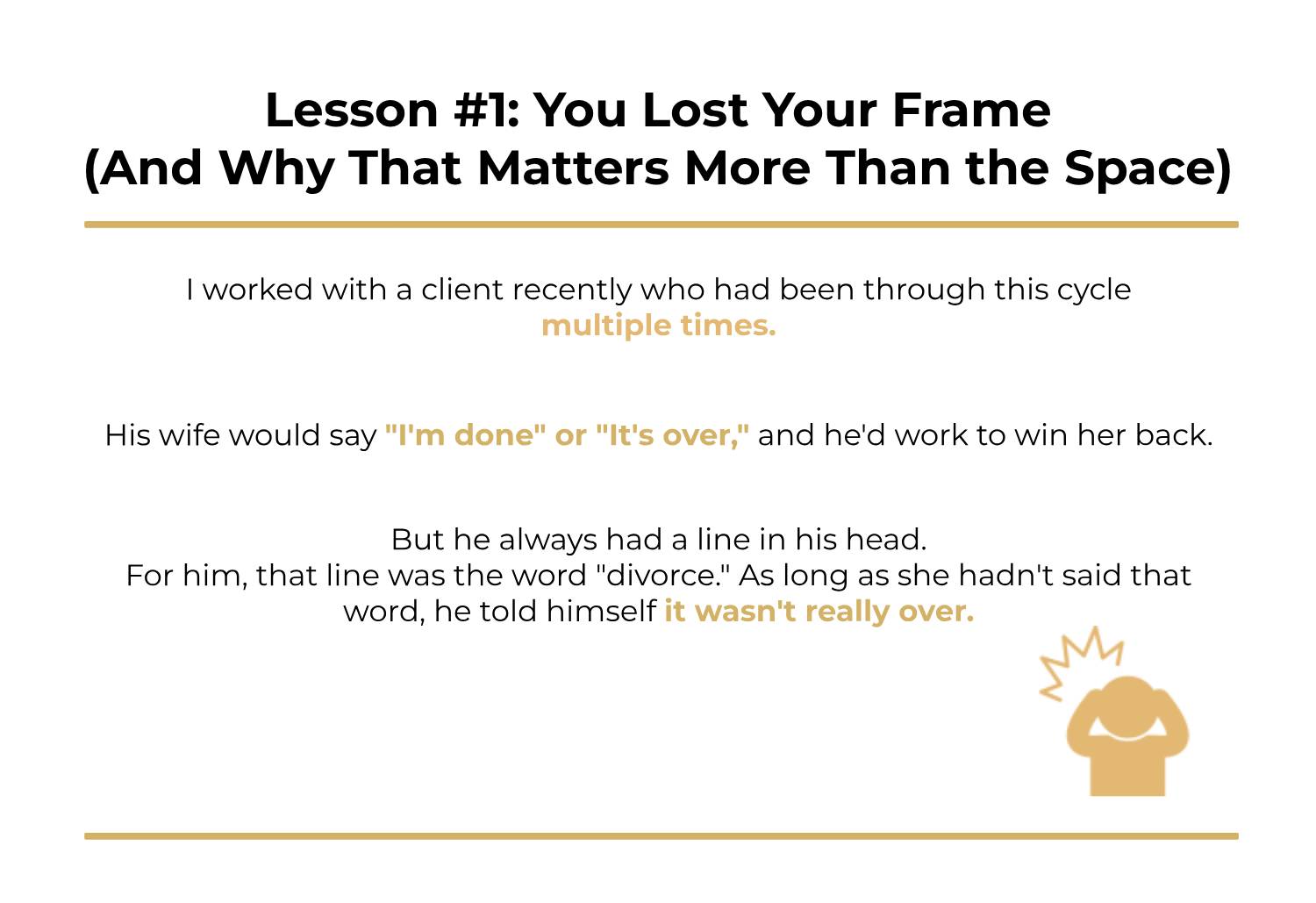 You Lost Your Frame