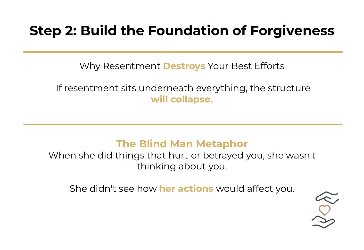 Build the Foundation of Forgiveness