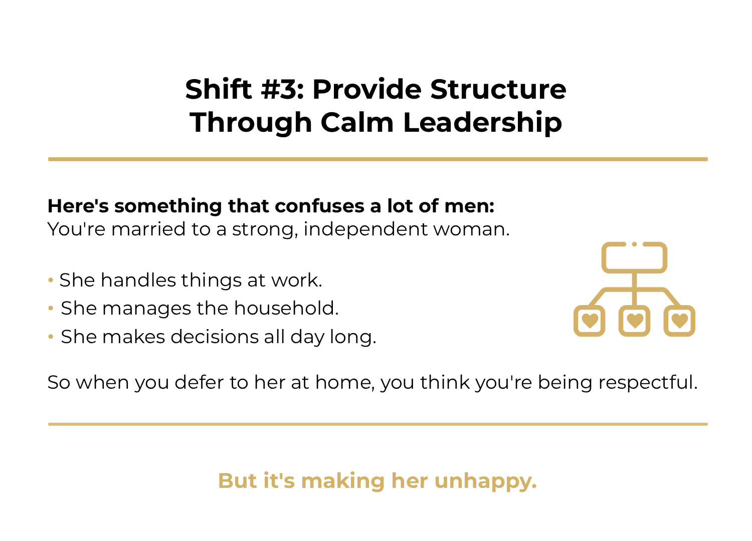 Provide Structure Through Calm Leadership