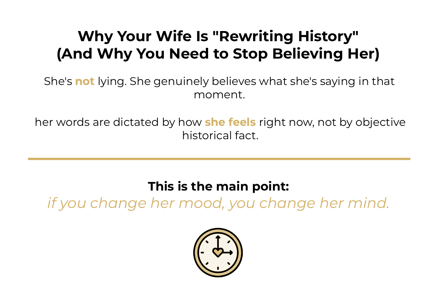 Why Your Wife Is "Rewriting History"