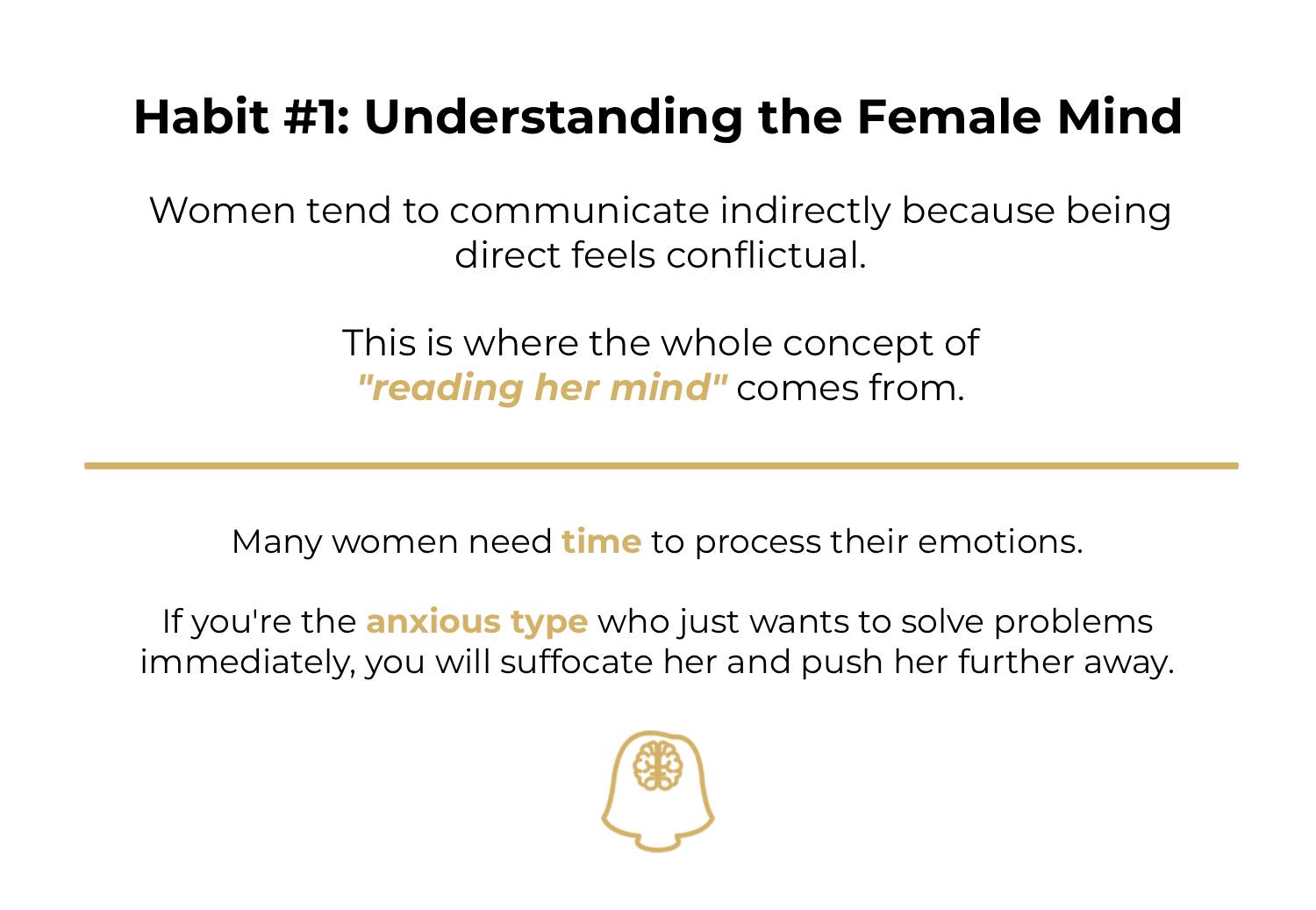 Understanding the Female Mind