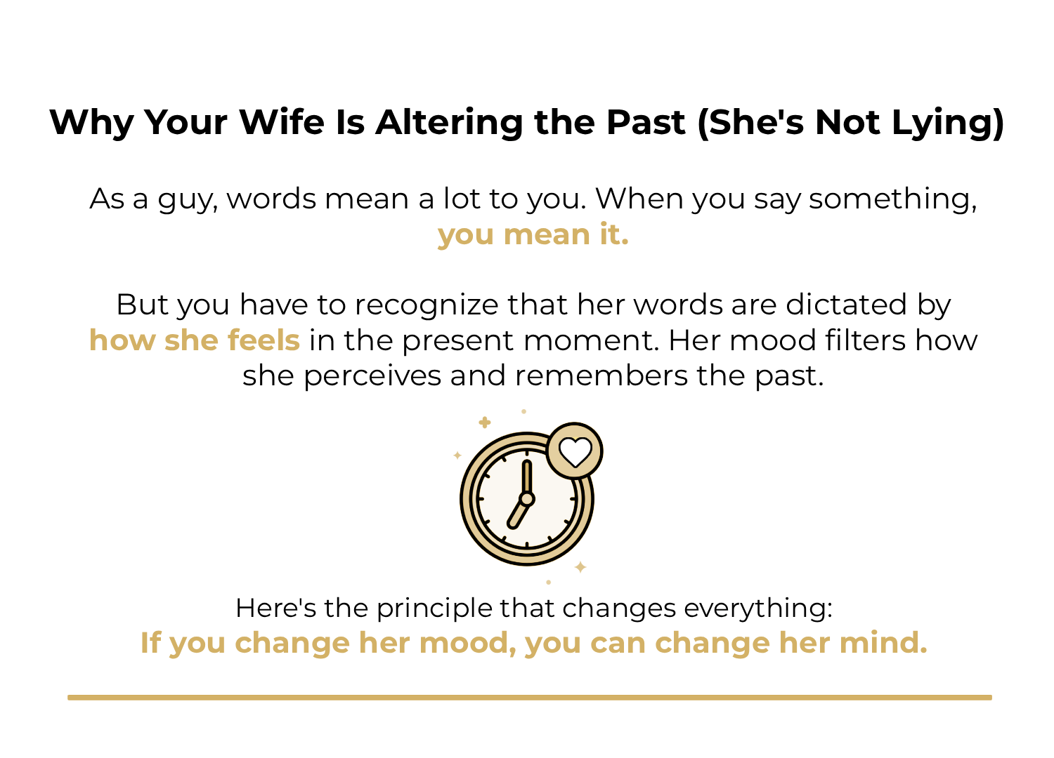 Why Your Wife Is Altering the Past