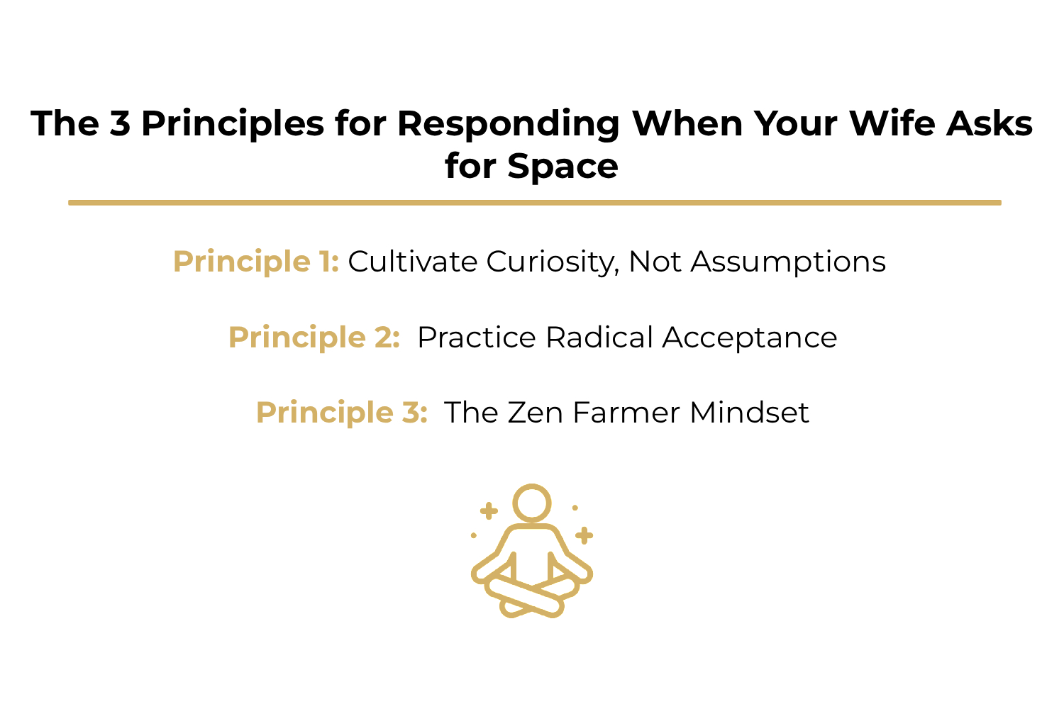 The 3 Principles for Responding When Your Wife Asks for Space
