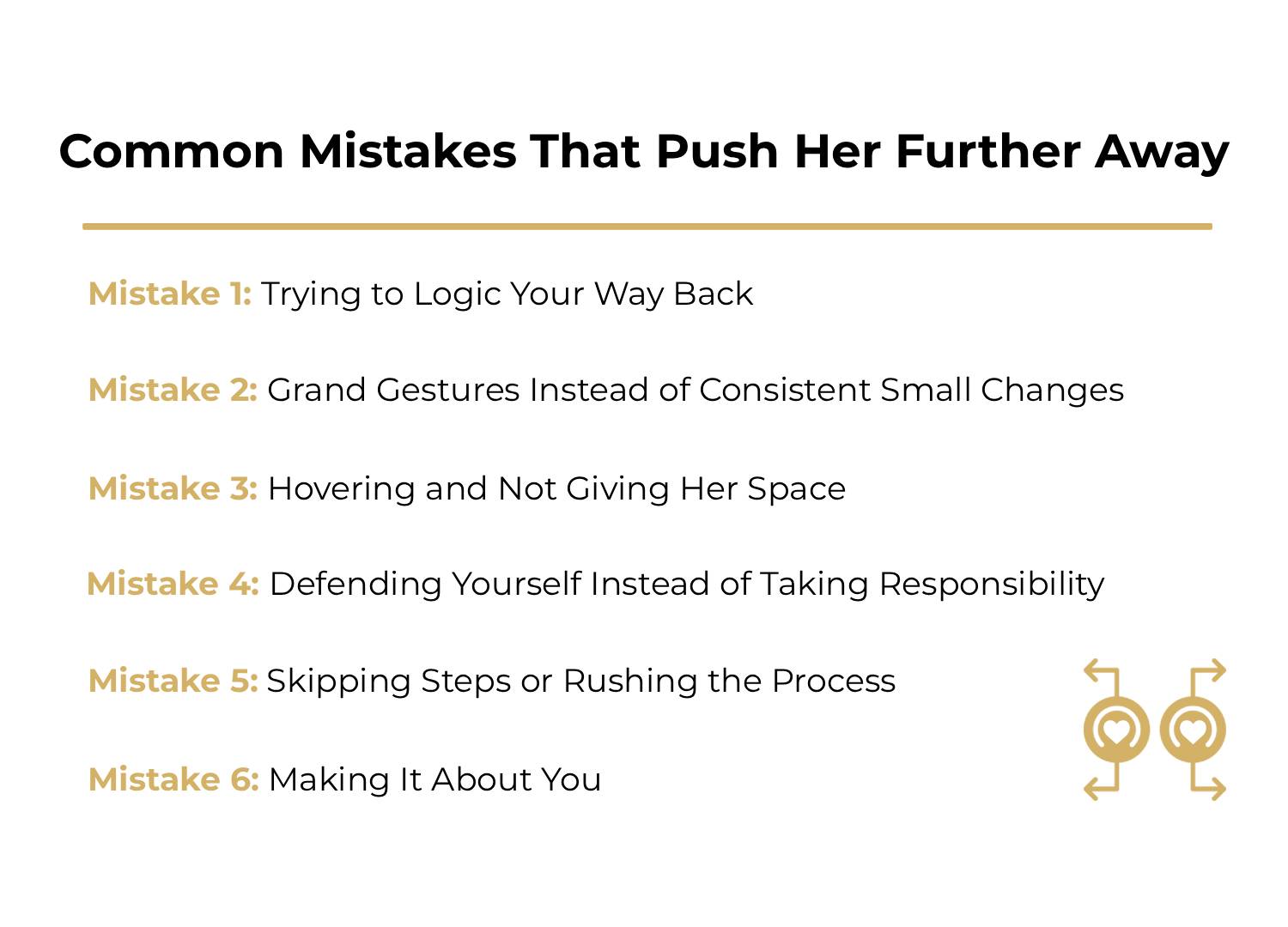 That Push Her Further Away